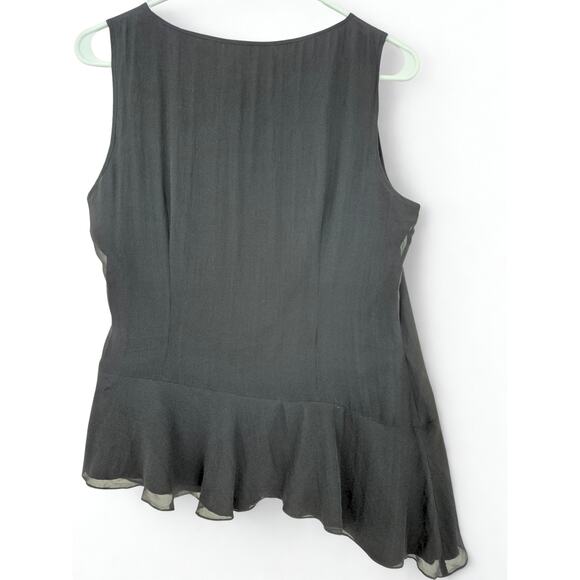 SPENSER JEREMY Womans Top Sz M Whimsigoth Fairy Grunge Romantic Asymmetric Silk - Picture 2 of 10